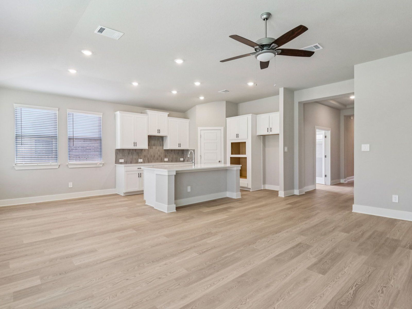 Kitchen and Living Room