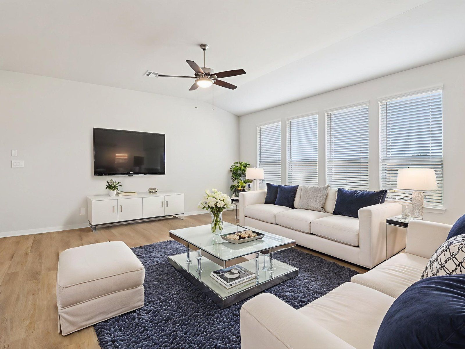 Virtually Staged Living Room