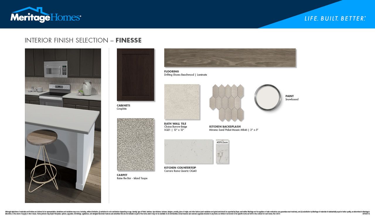 The Preston (403) - Prairie Winds - Boulevard Collection: Hutto, Texas - Meritage Homes