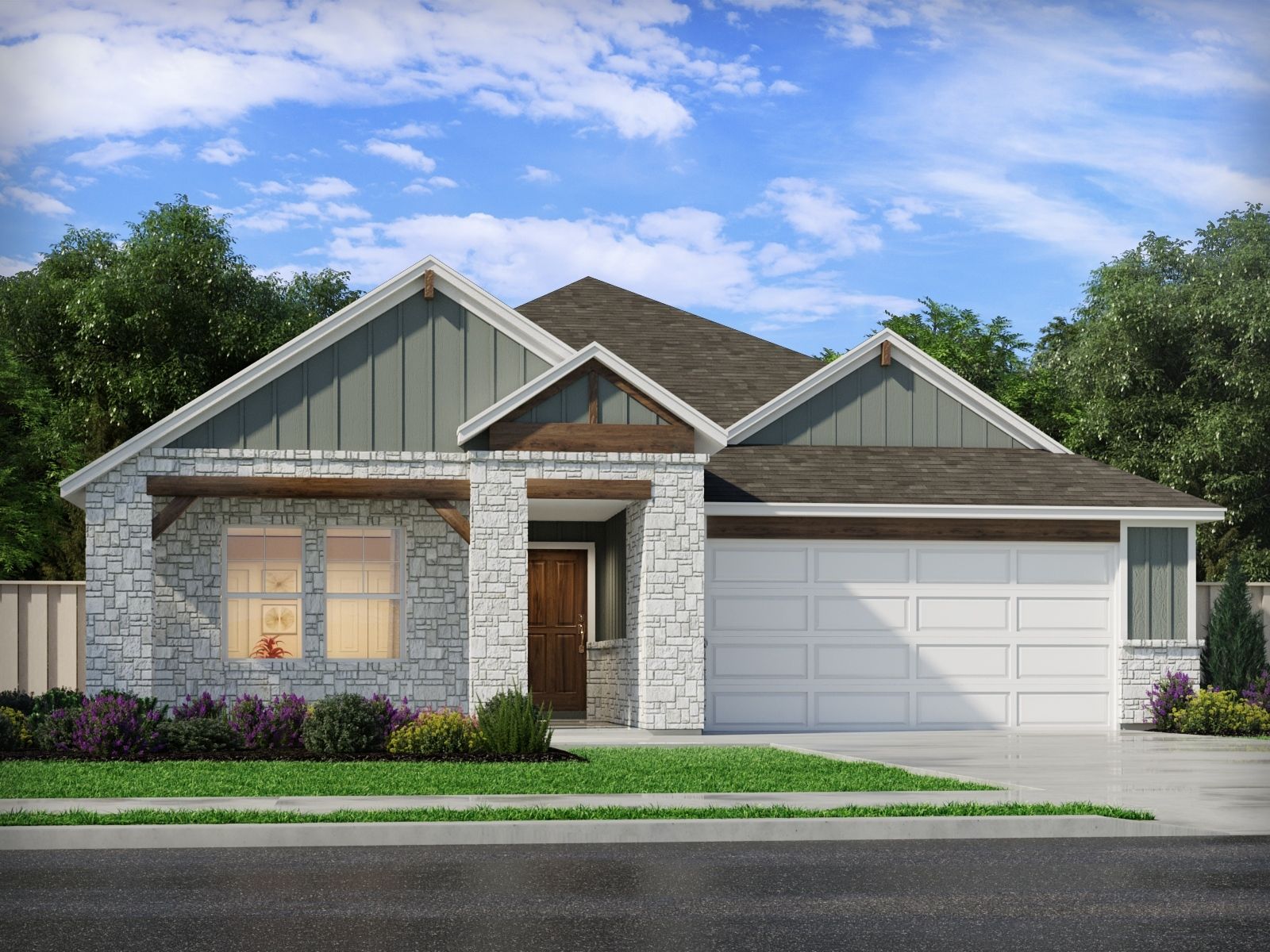 The Henderson (404) - Colony at Cole Springs - Boulevard Collection: Buda, Texas - Meritage Homes