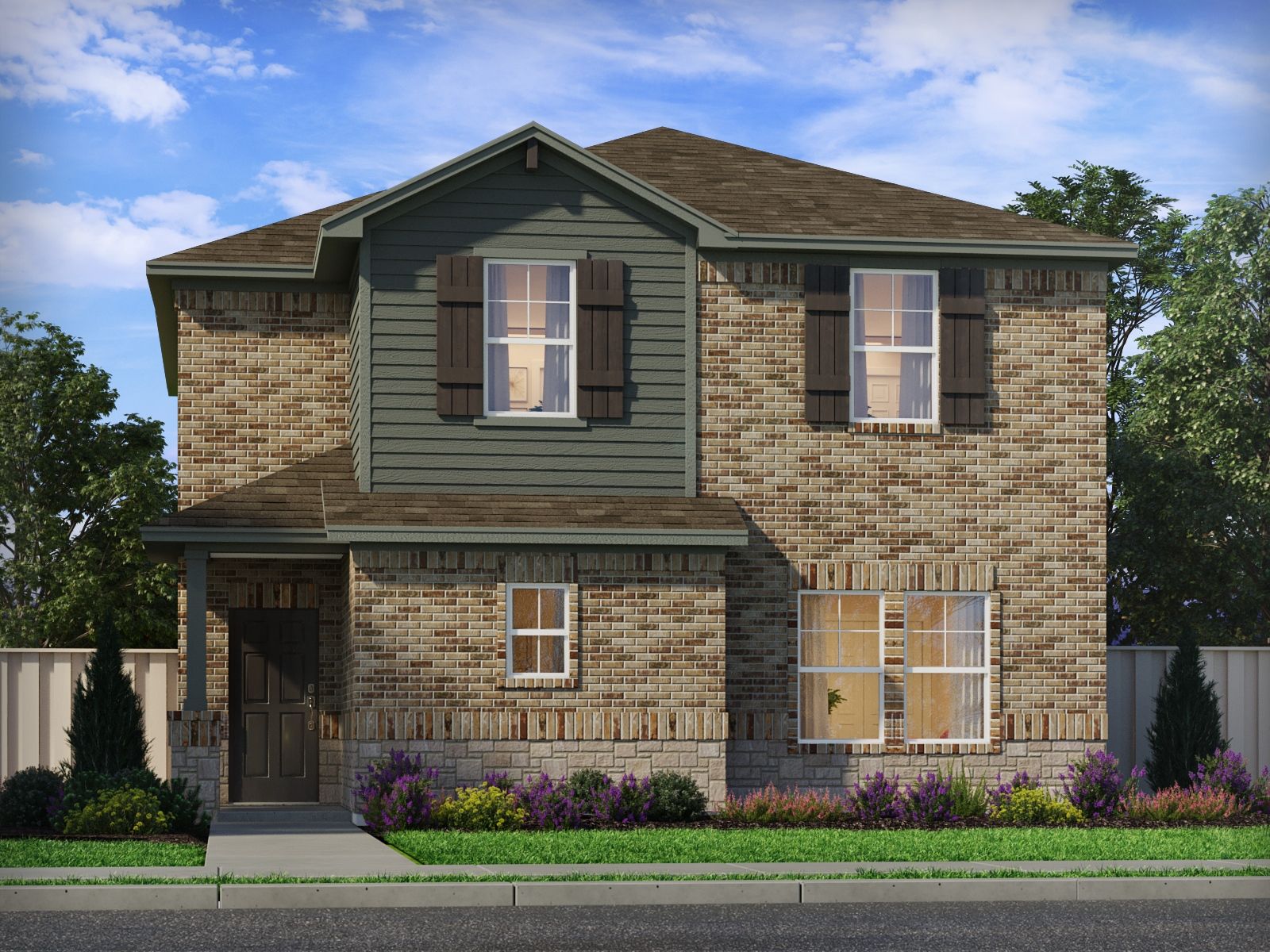 The Santa Fe (762) - Colony at Cole Springs - Arbor Collection: Buda, Texas - Meritage Homes