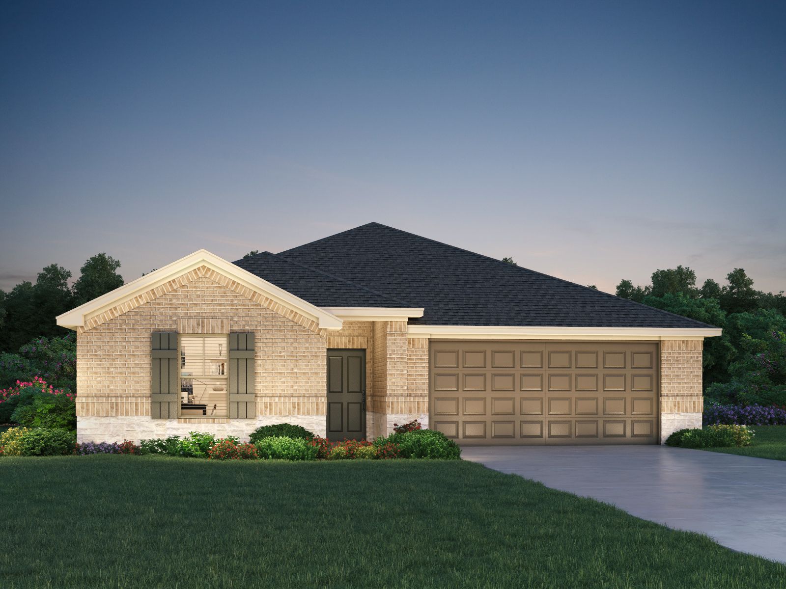 The Preston (L403) - Stewart's Ranch: Conroe, Texas - Meritage Homes