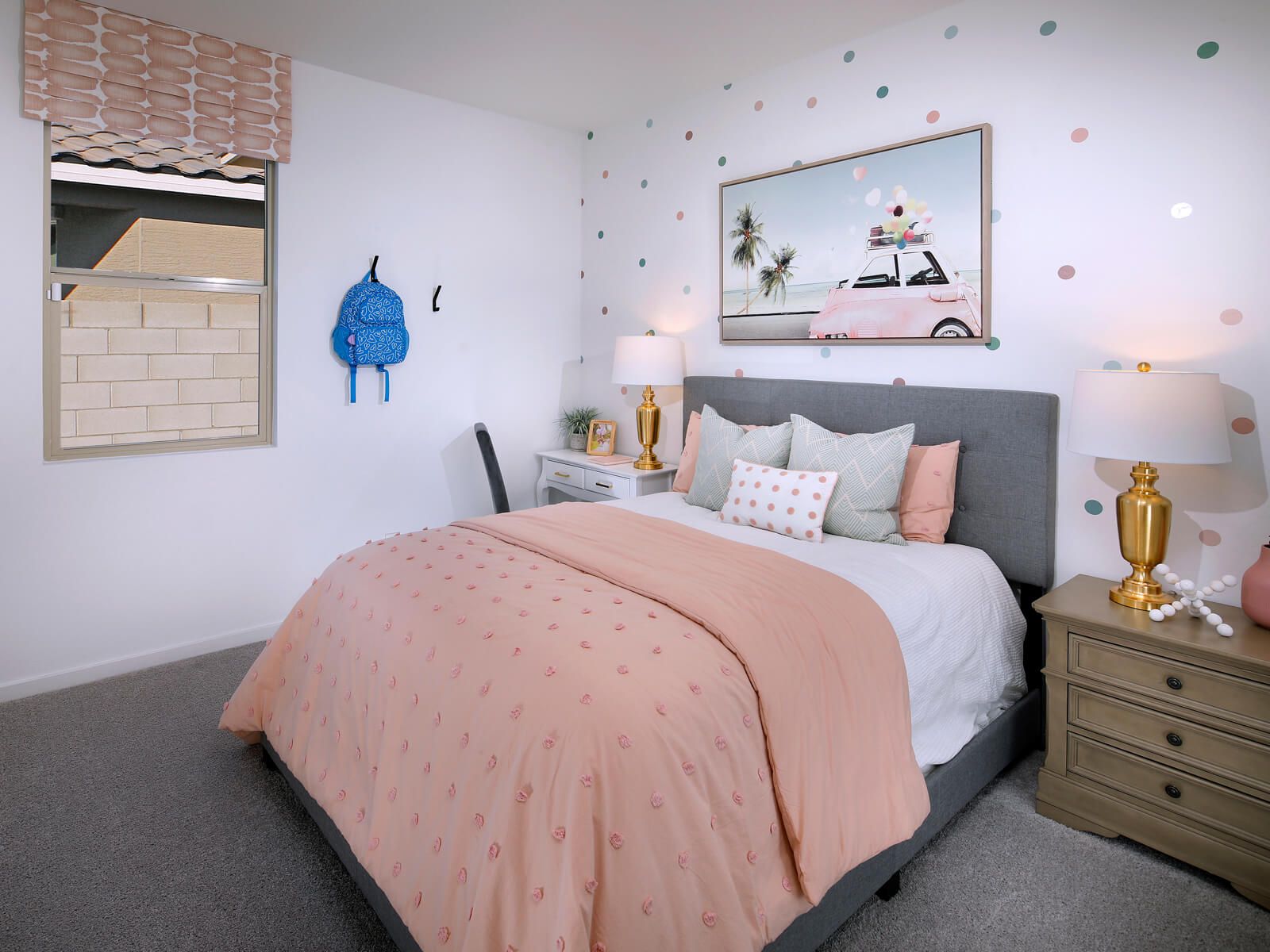 Primary Bedroom in the Avery Floorplan at Paloma Creek in Phoenix, Arizona