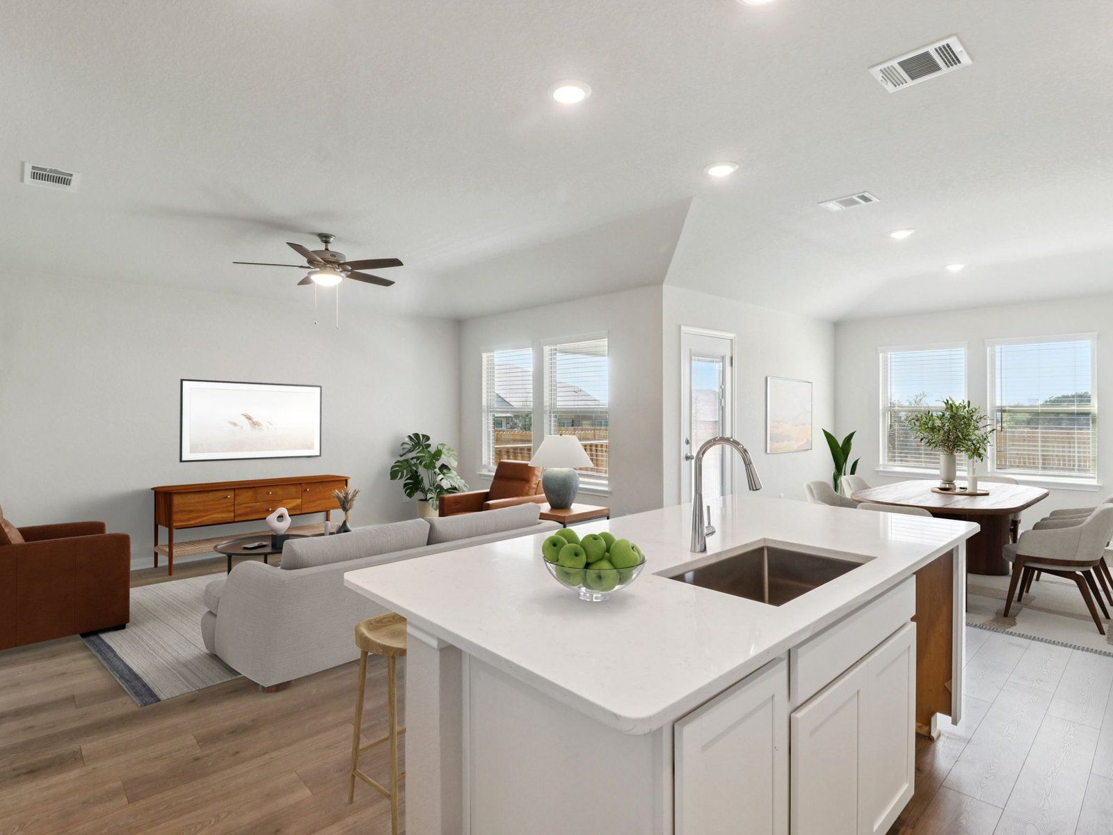 Virtually Staged Kitchen