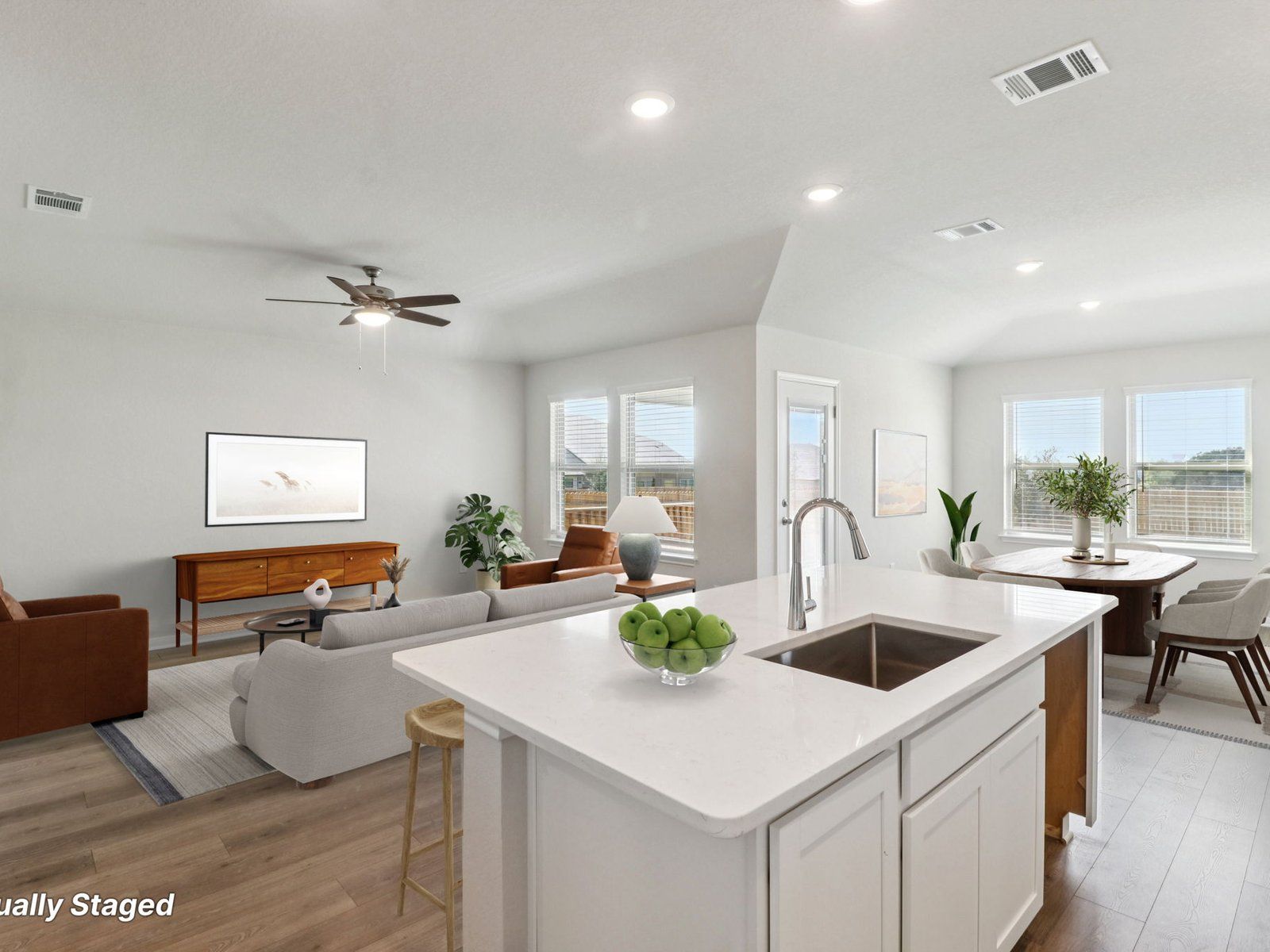 Virtually Staged Kitchen