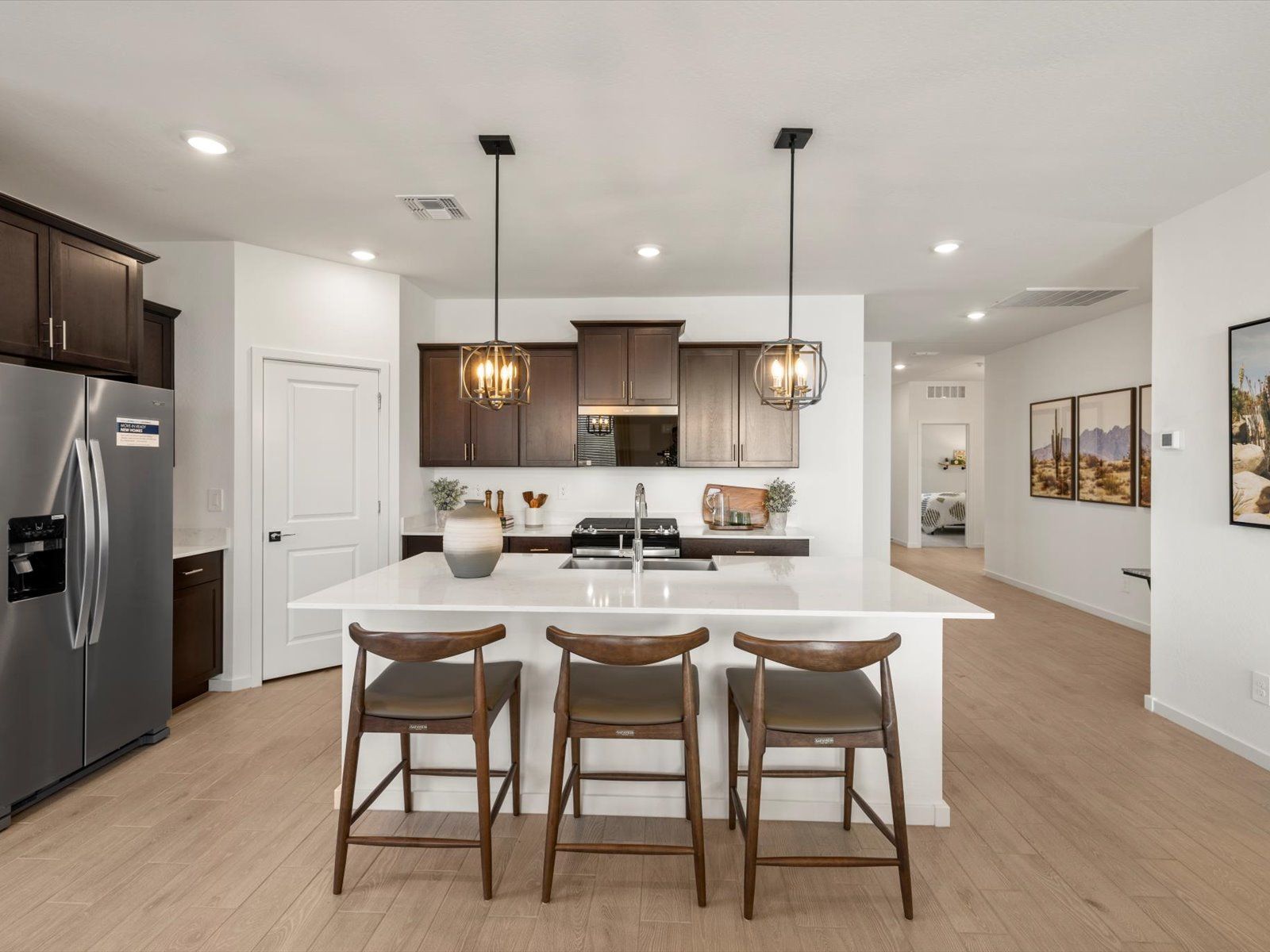 Kitchen in Leslie floorplan at Teravalis