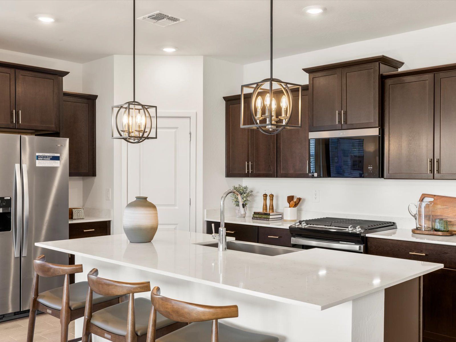 Kitchen in Leslie floorplan at Teravalis