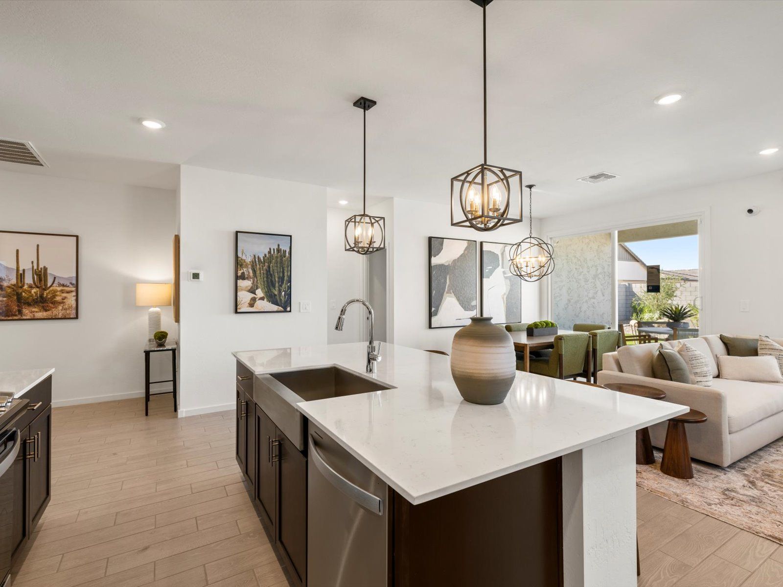 Kitchen in Leslie floorplan at Teravalis