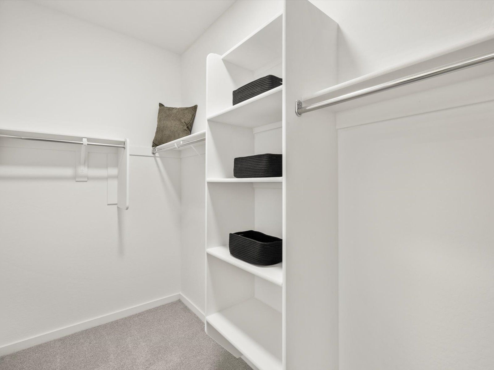 Primary closet in Leslie floorplan at Teravalis