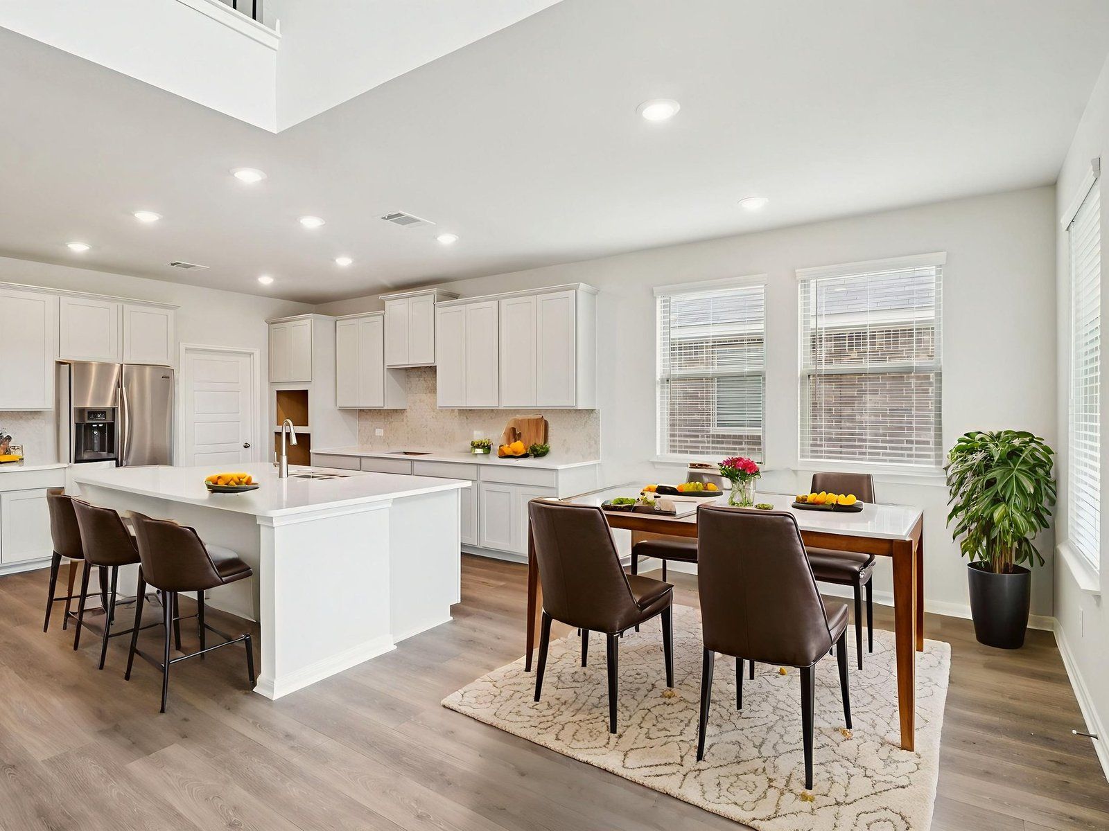 Virtually Staged Dining Room