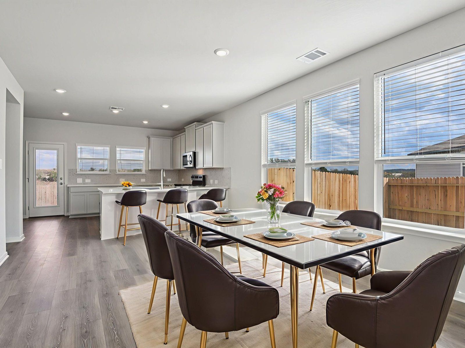 Virtually Staged Dining Room