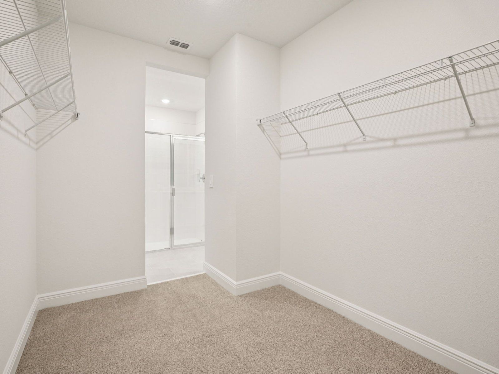 Primary walk-in closet