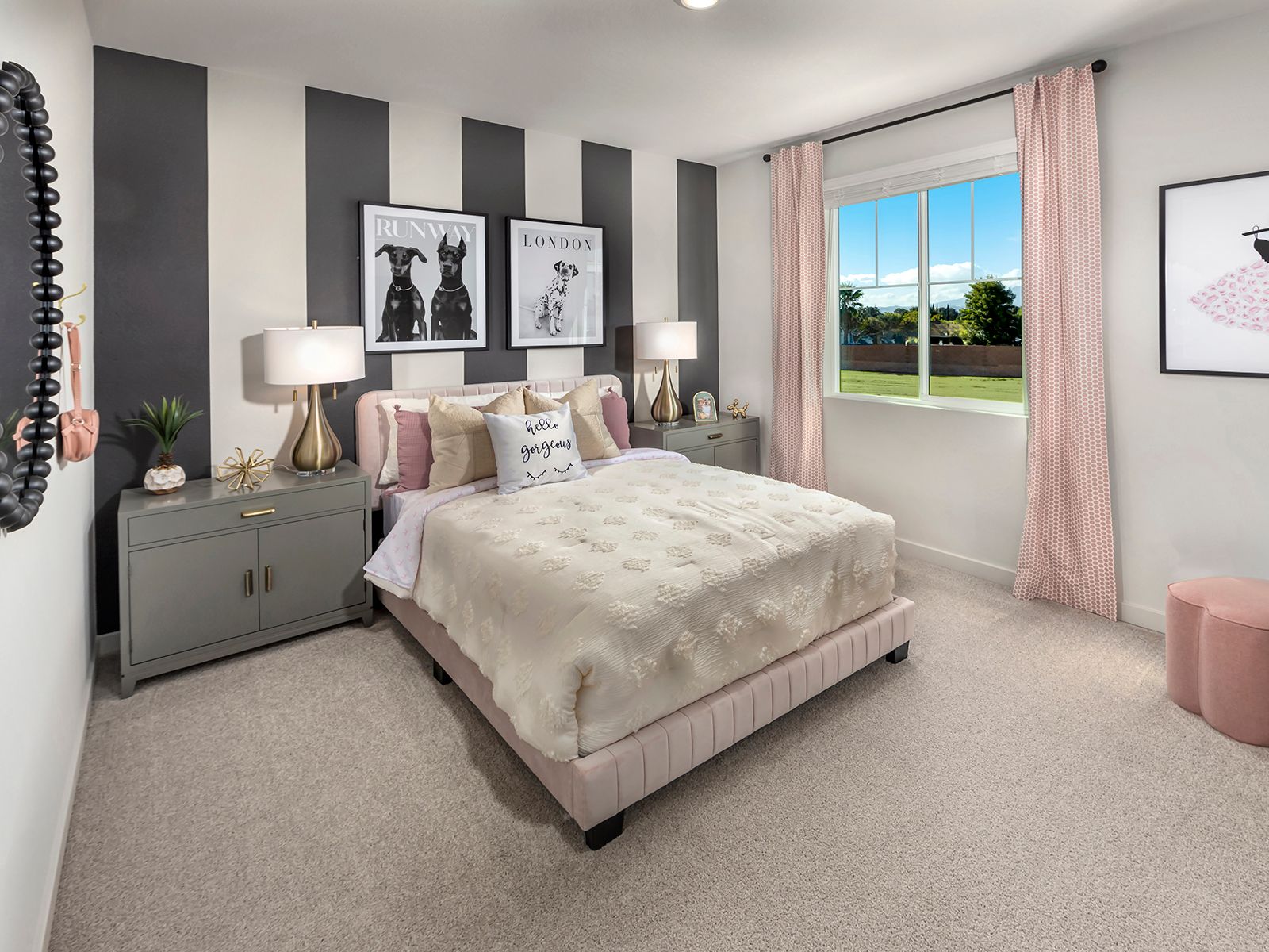 Modeled Residence 3 at Casacala in Brentwood, CA.