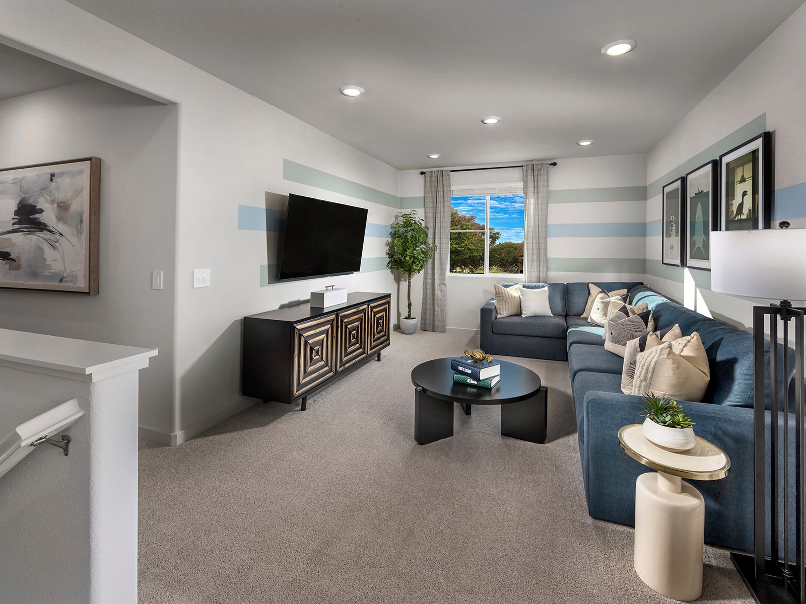 Modeled Residence 1 at Casacala in Brentwood, CA.