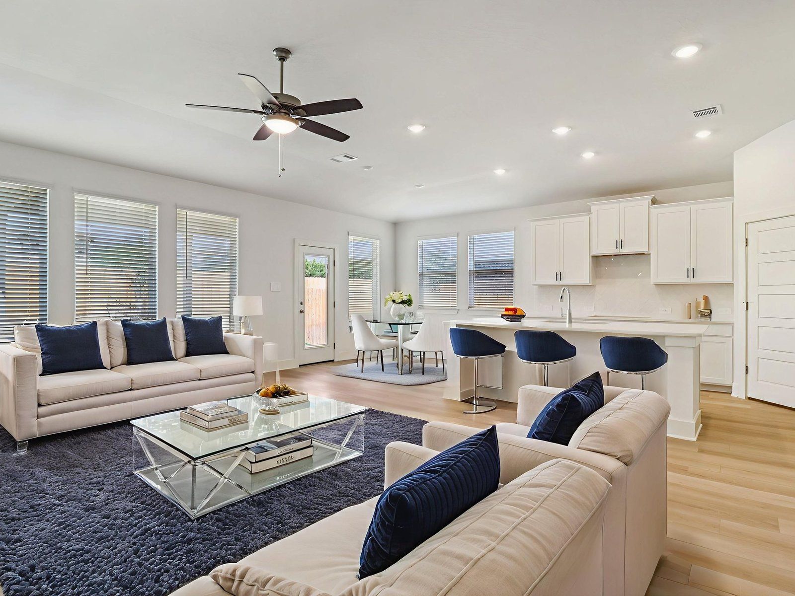 Virtually Staged Living Room
