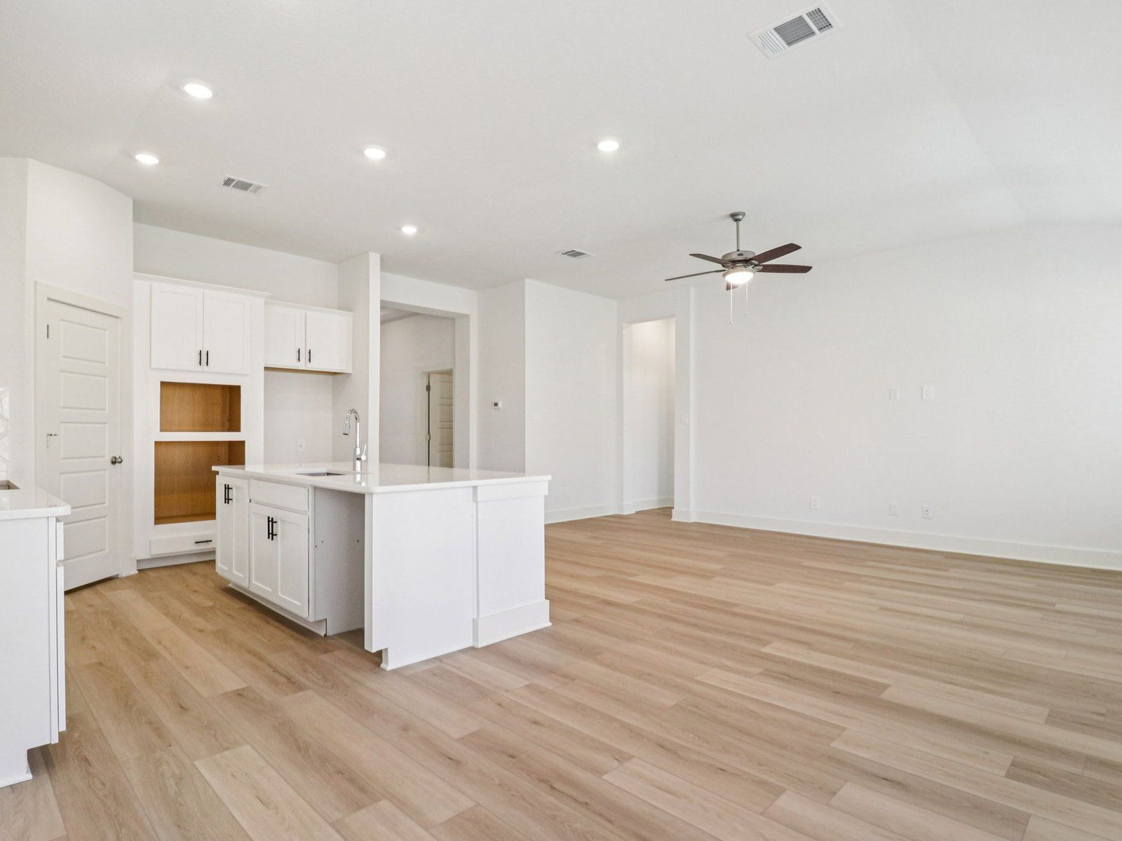 Kitchen and Living Room