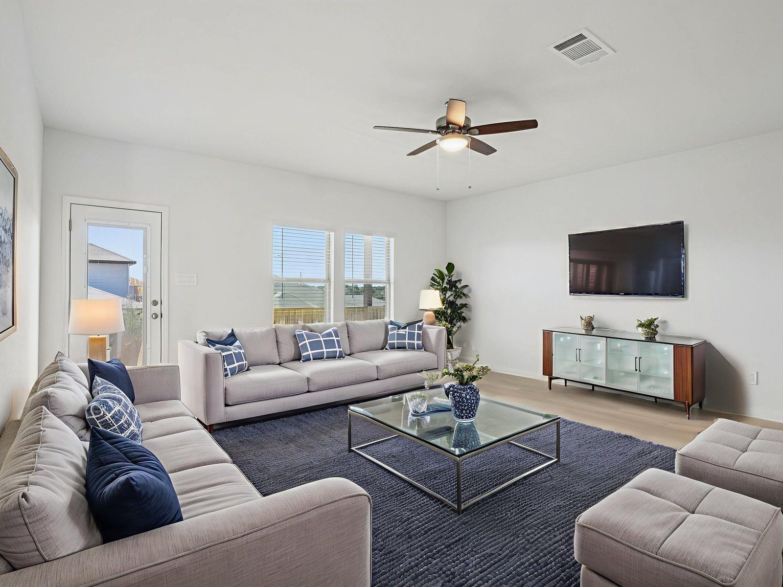 Virtually Staged Living Room