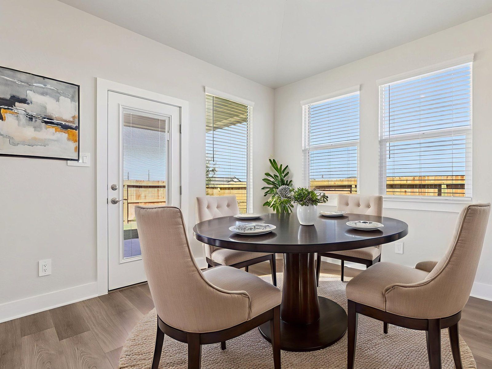 Virtually Staged Dining Room