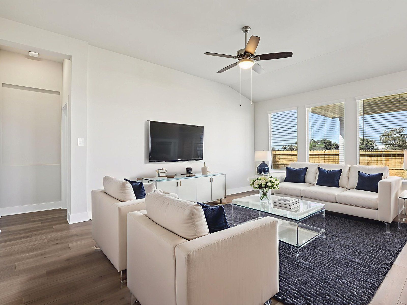 Virtually Staged Living Room