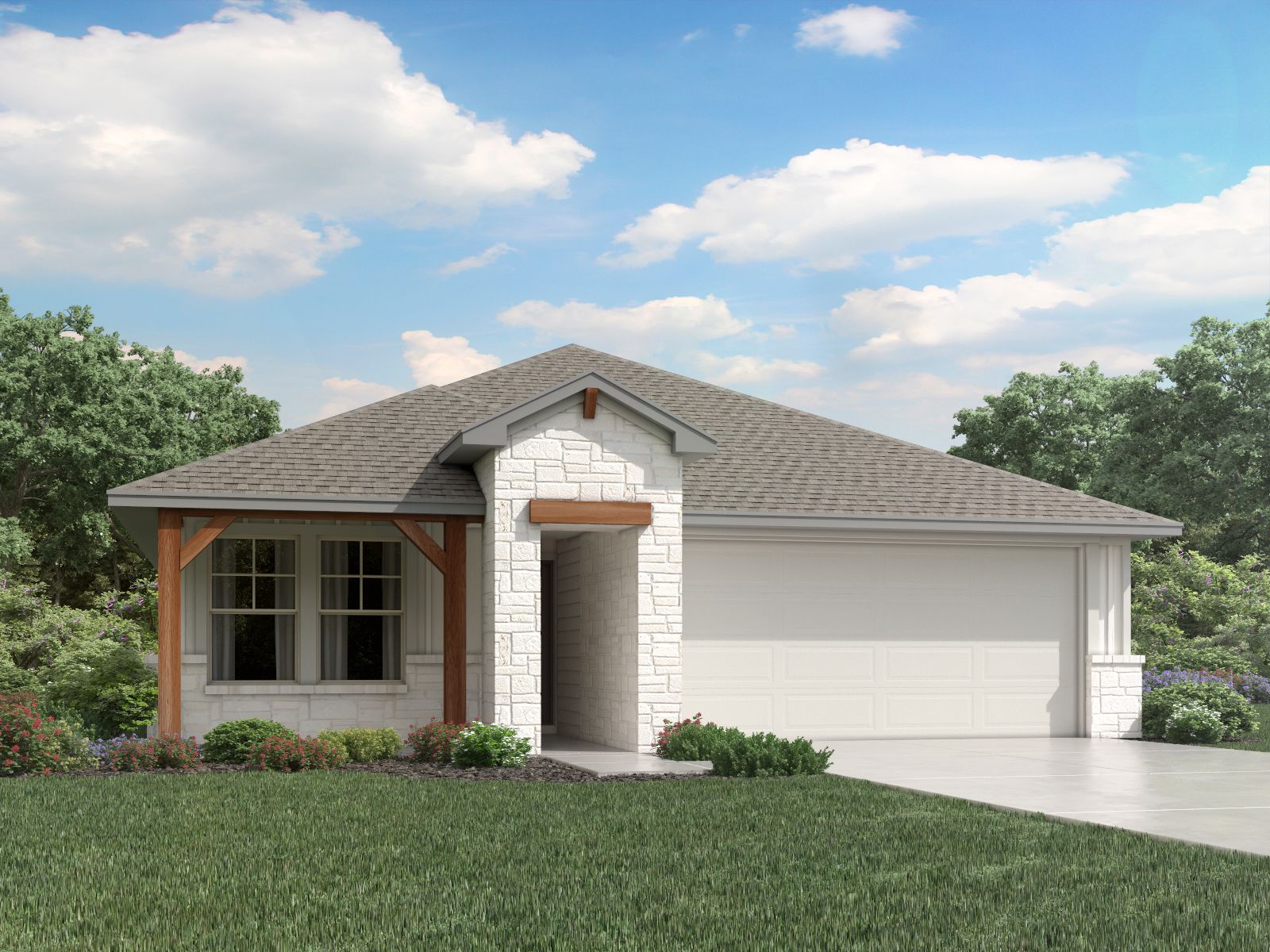 The Callaghan (830) - Lexington Parke: Del Valle, Texas - Meritage Homes