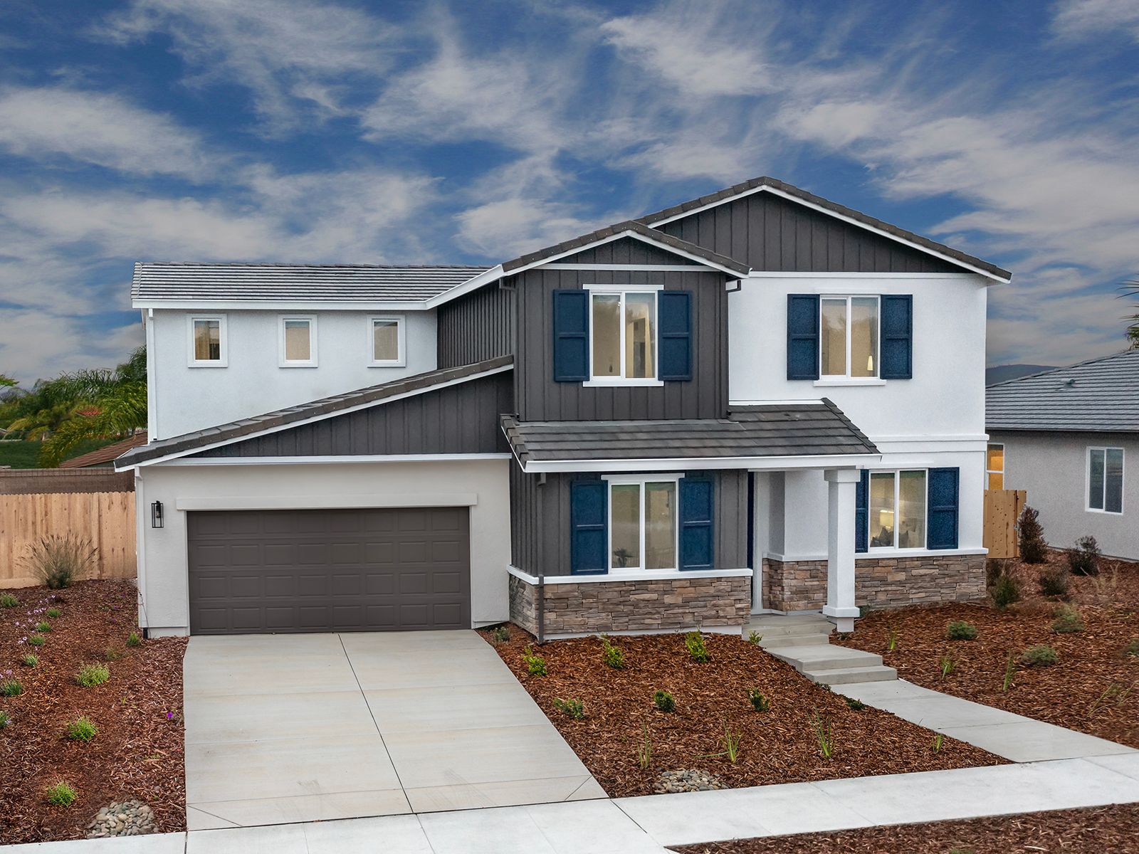 Modeled Residence 3 at Dockside of Delta Shores.