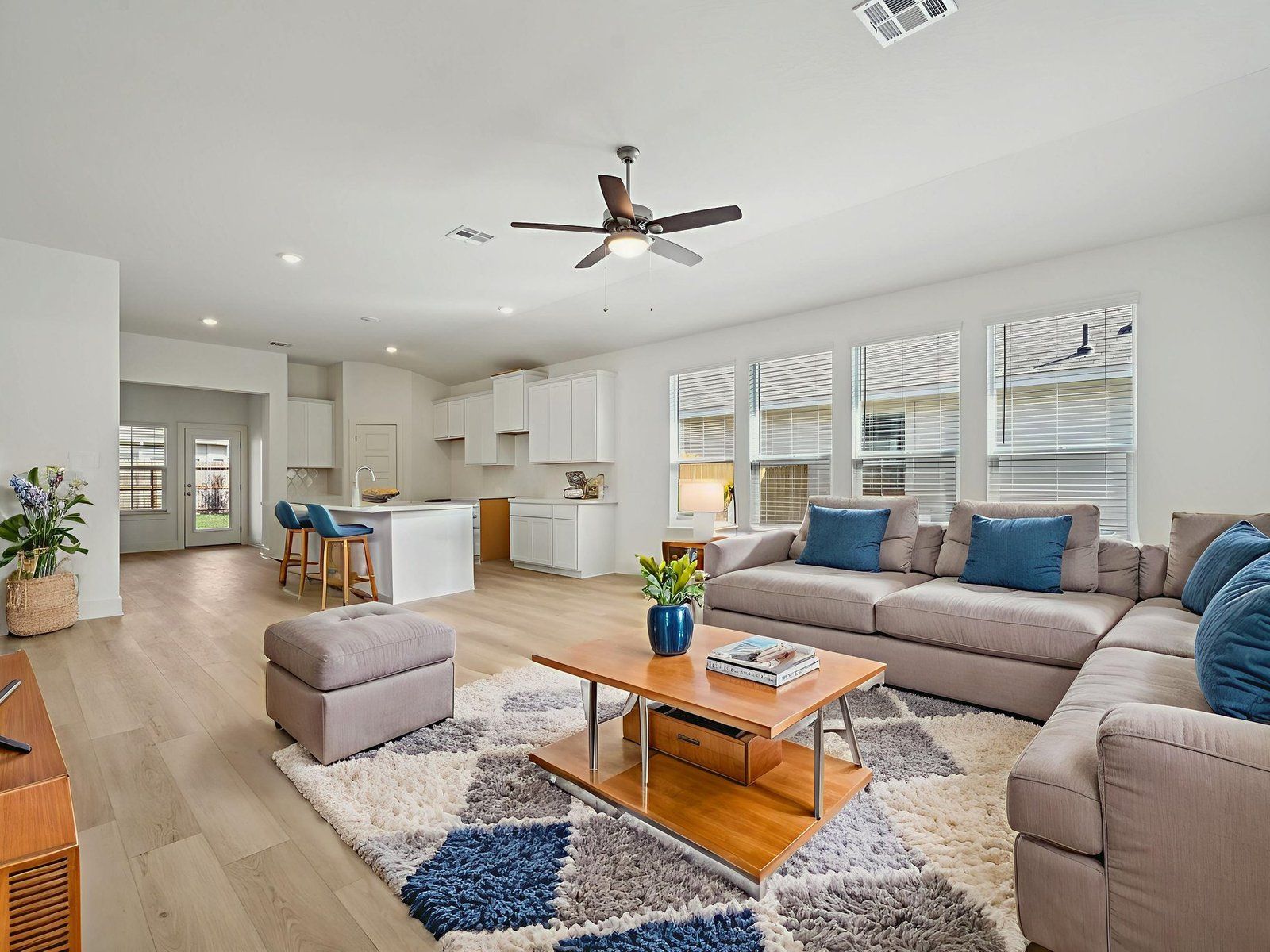 Virtually Staged Living Room