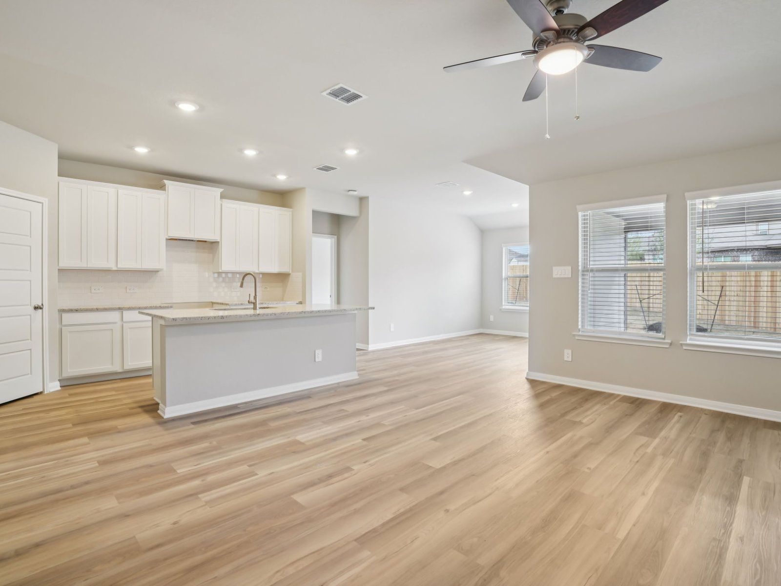 Kitchen and Living Room