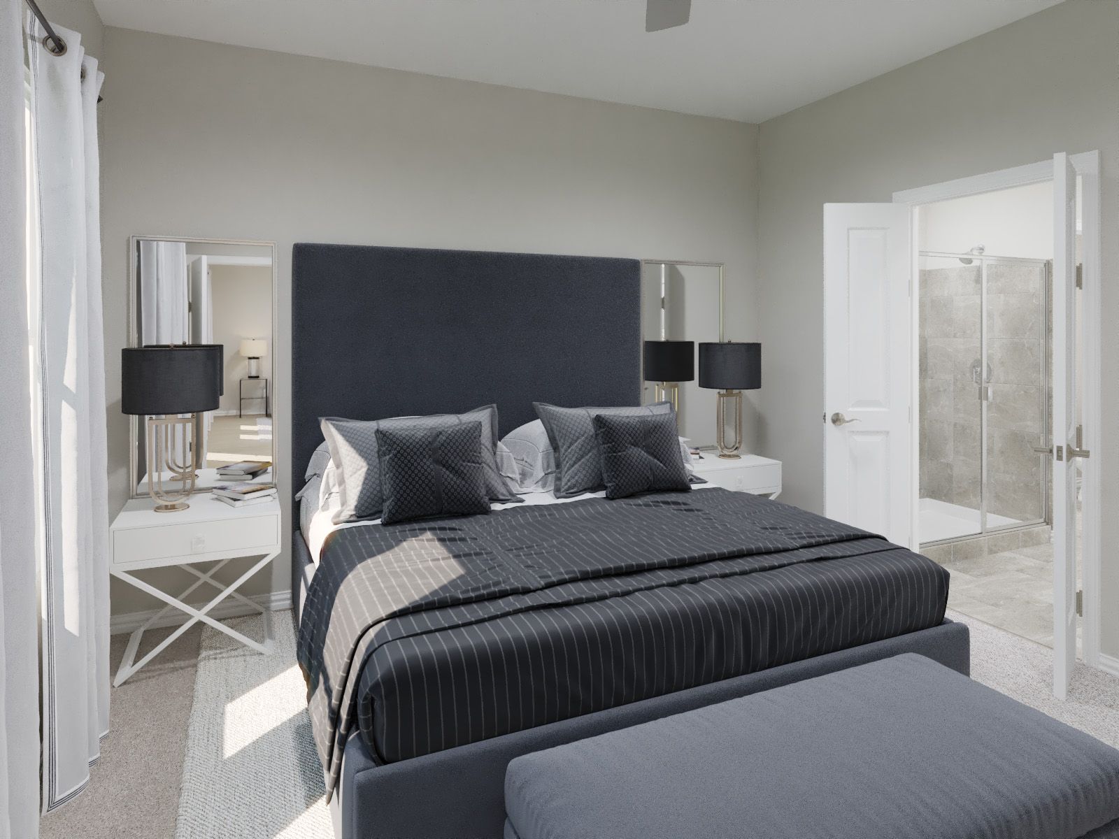 Primary Bedroom Rendering