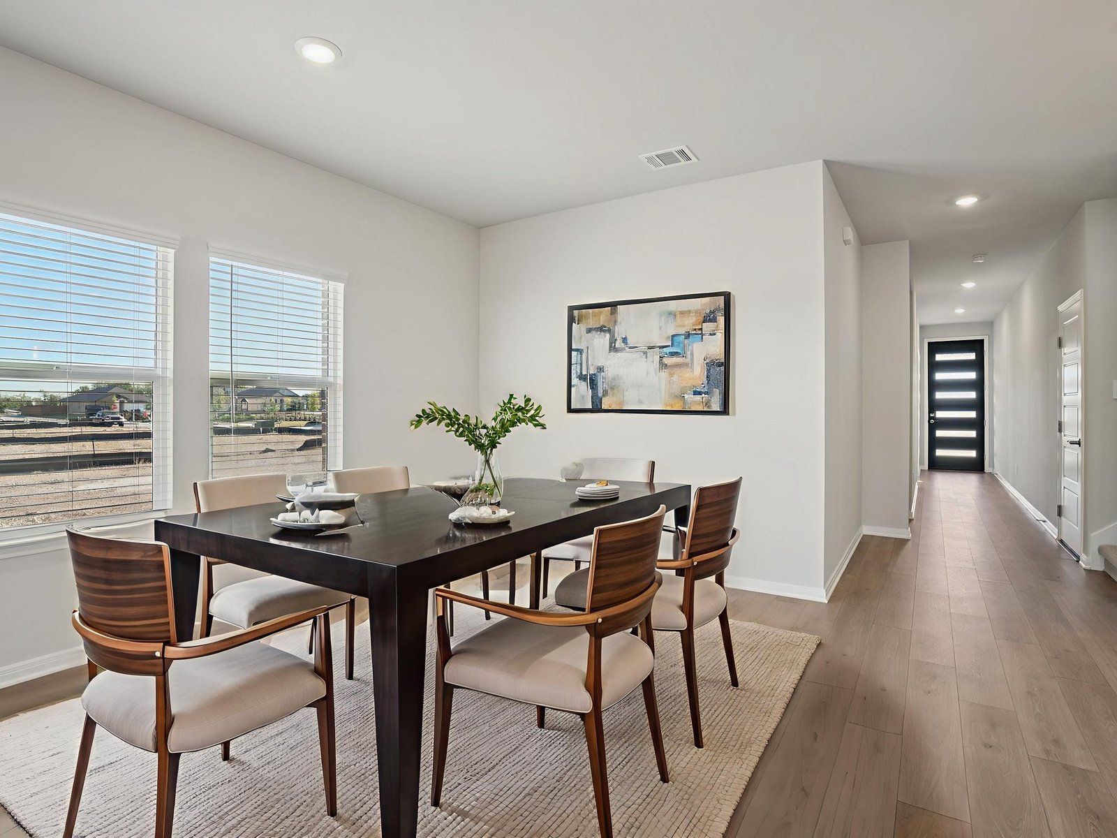 Virtually Staged Dining Room