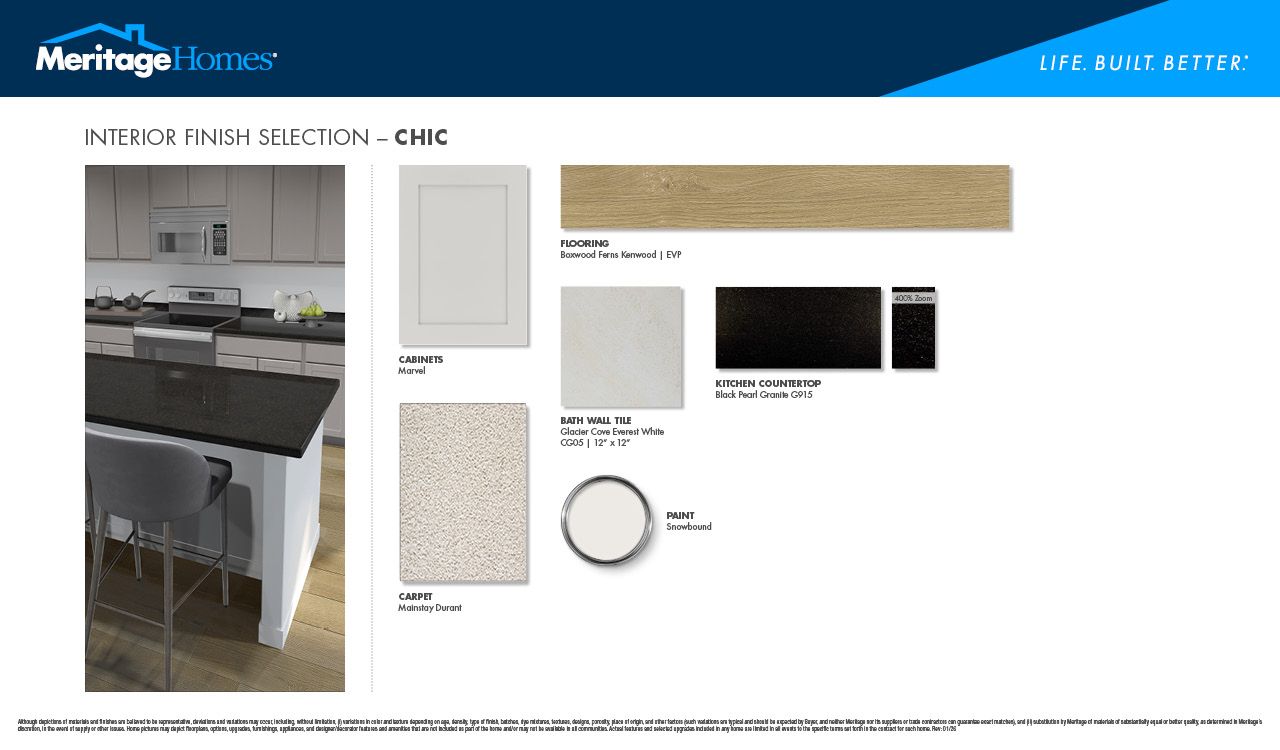 Light grey cabinets with black pearl granite countertops