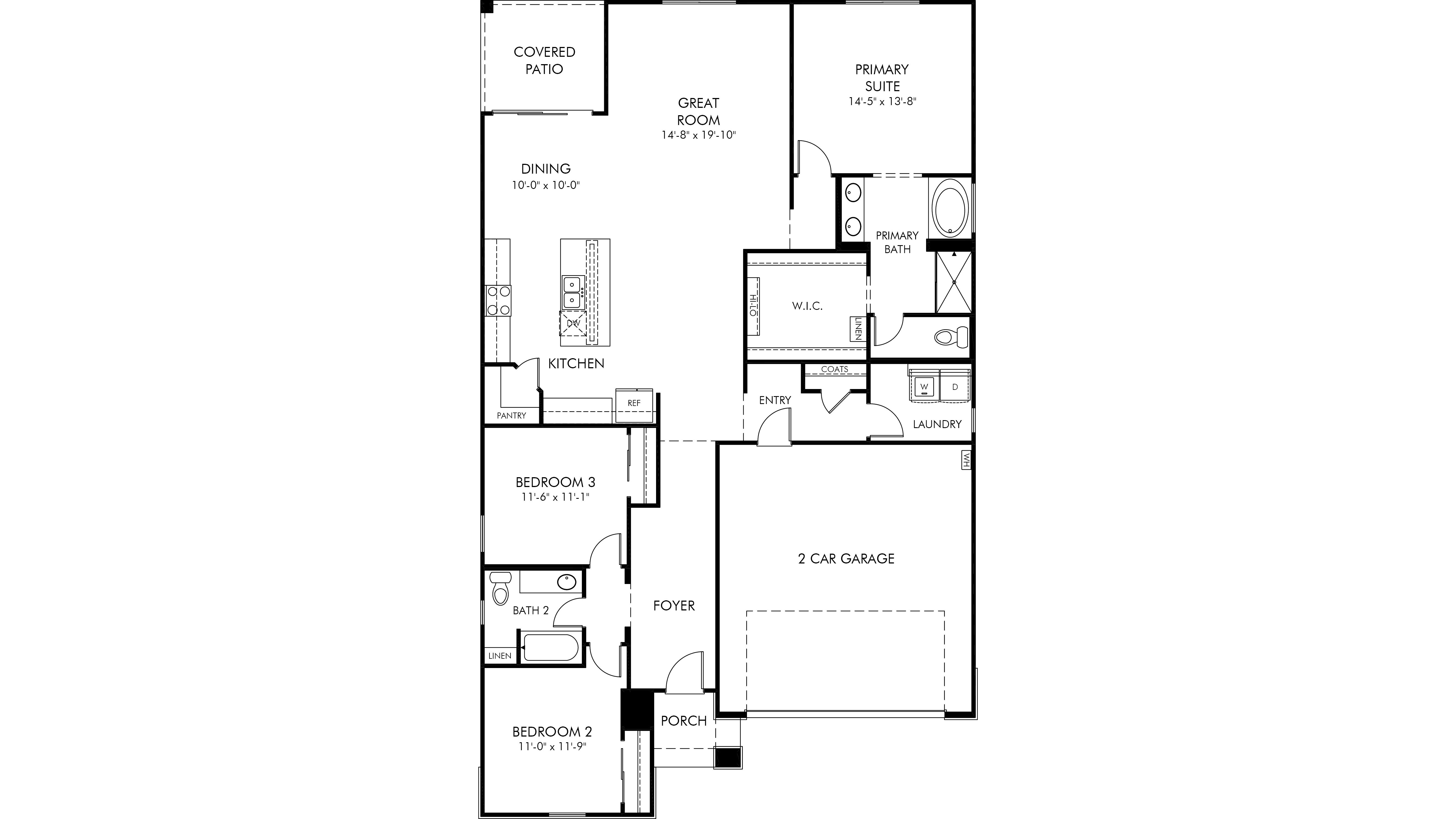 Sawyer floor plan