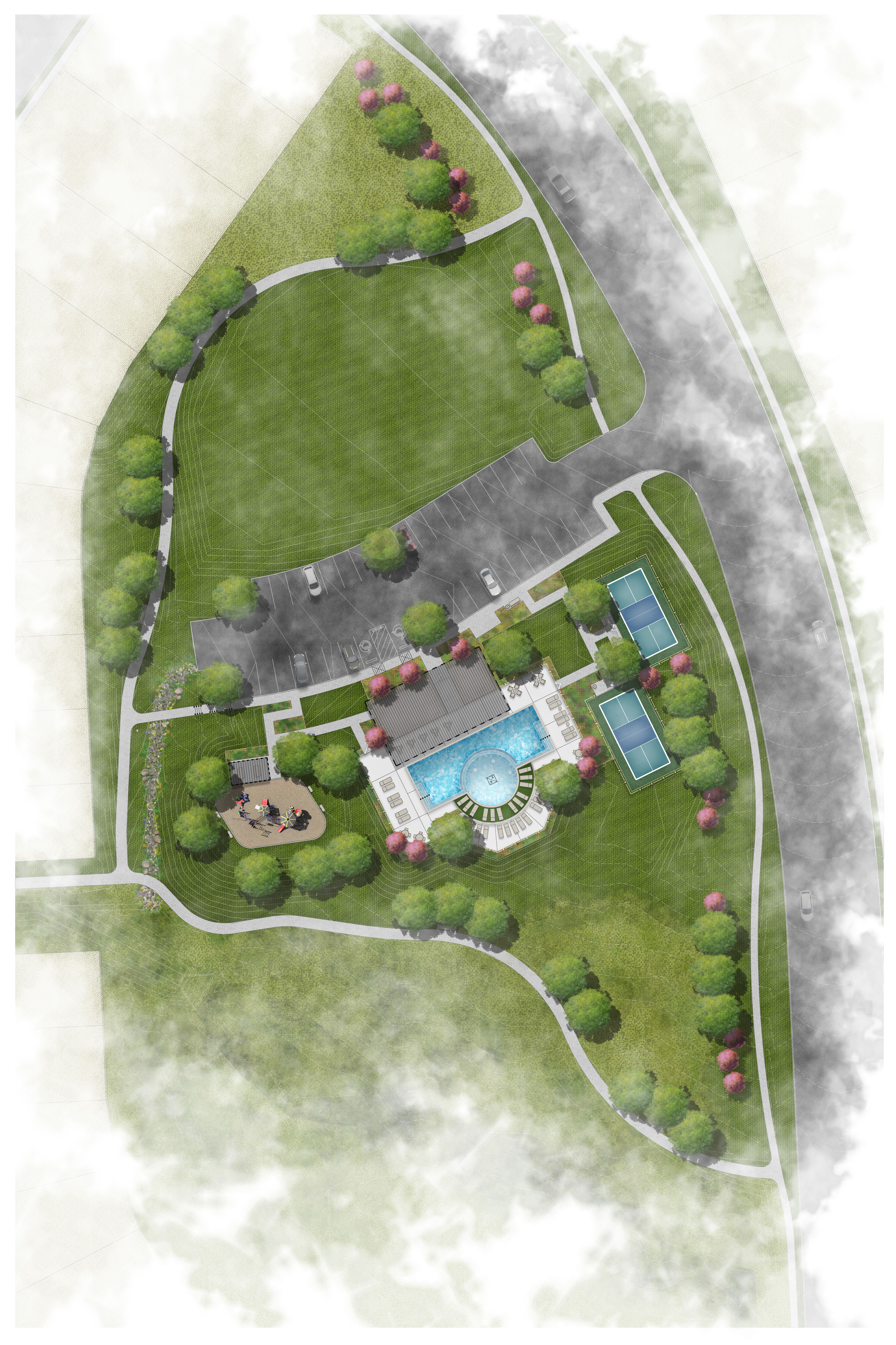 Turner's Crossing South Amenity Center Rendering