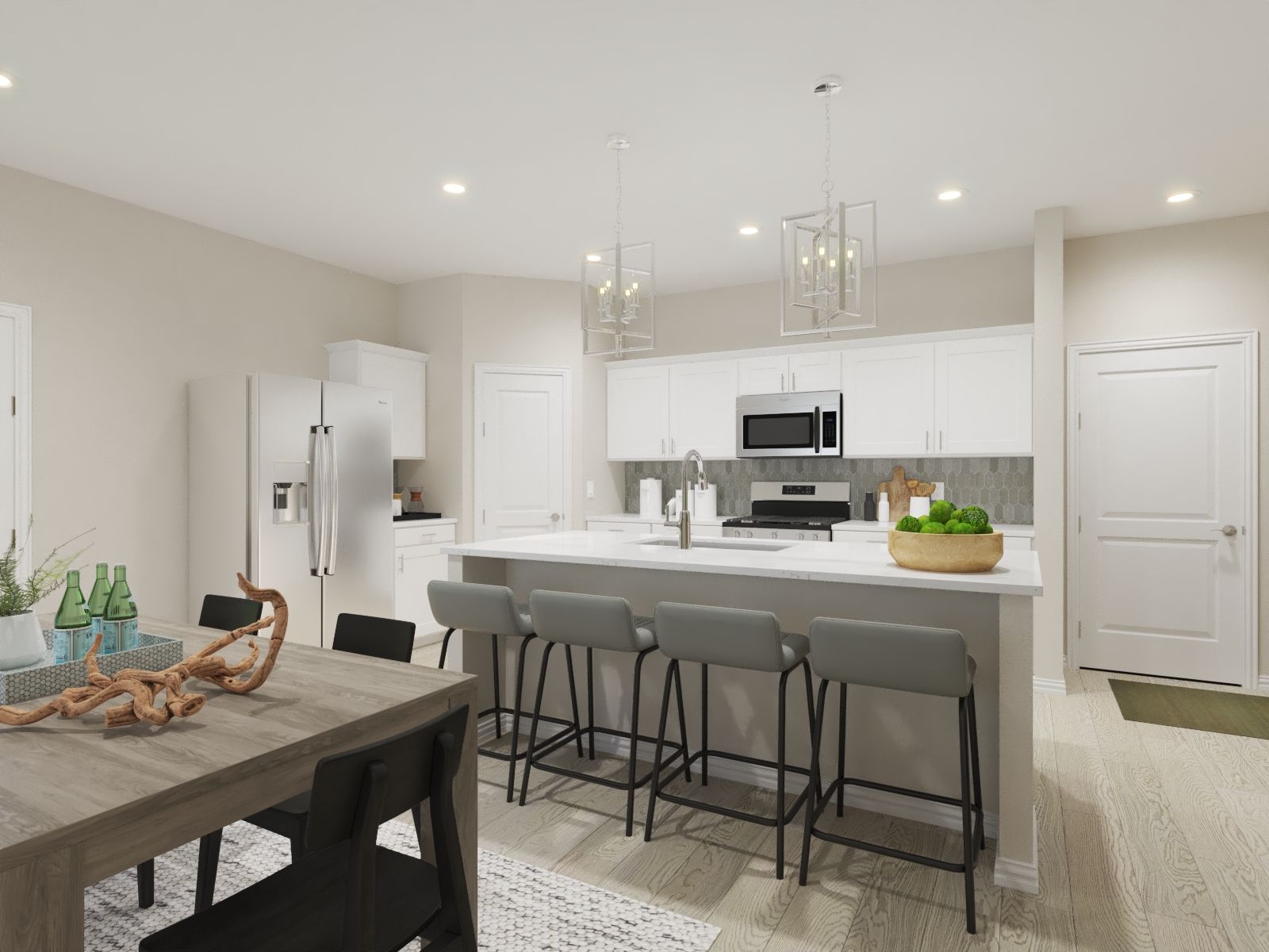 With a specious kitchen and large prep space, making meals has never been so easy.