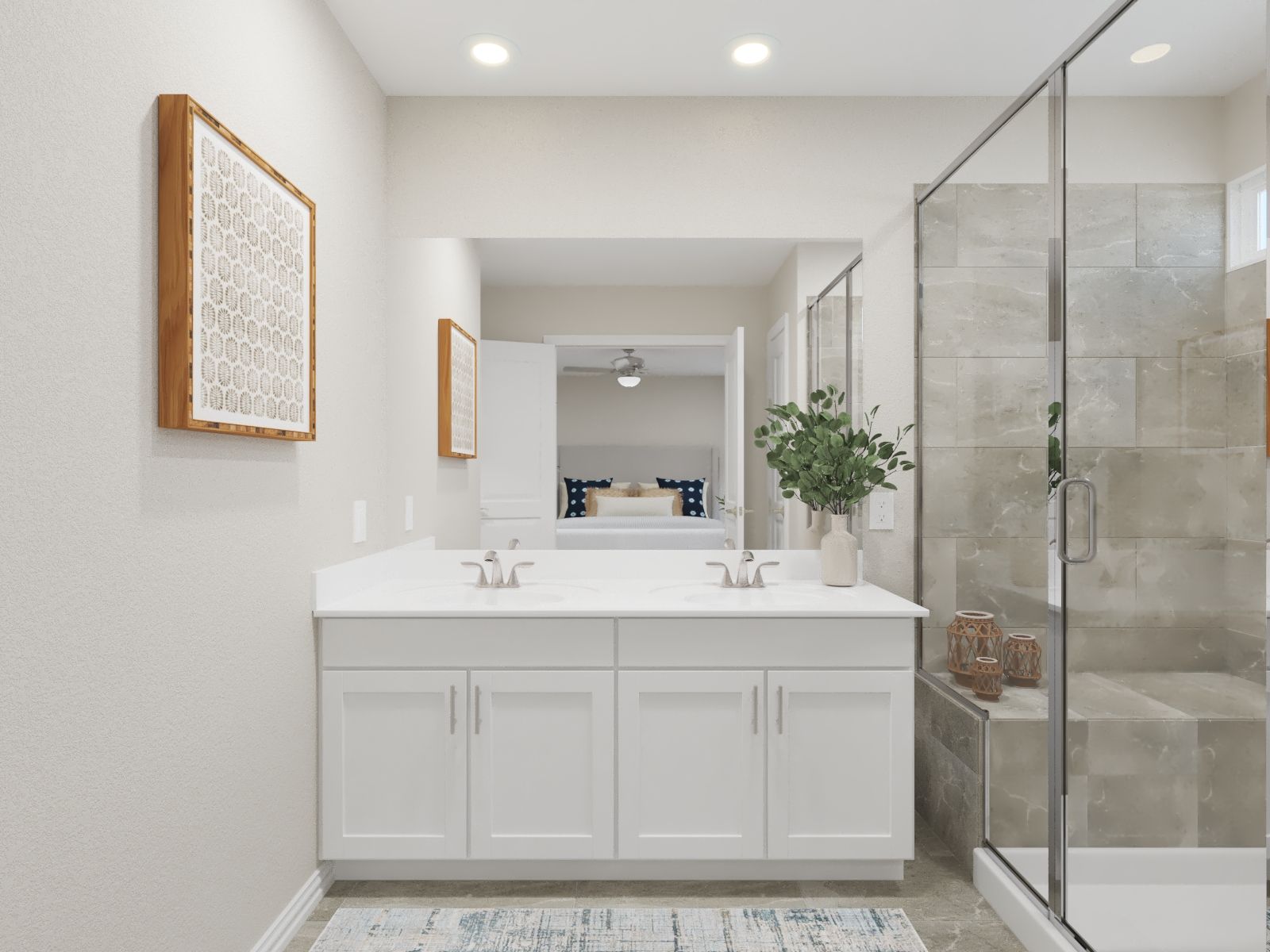Treat yourself to a primary suite that inspires serenity
