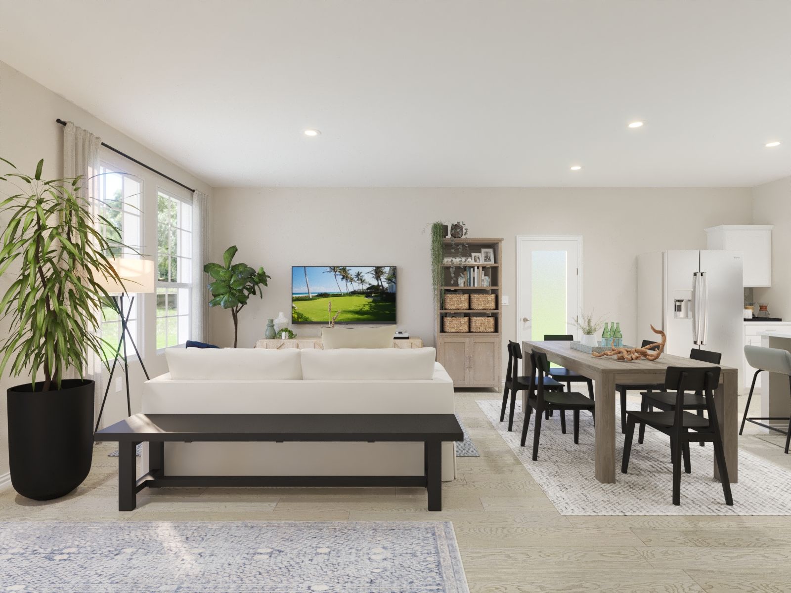 Relax after a long day in the cozy living room
