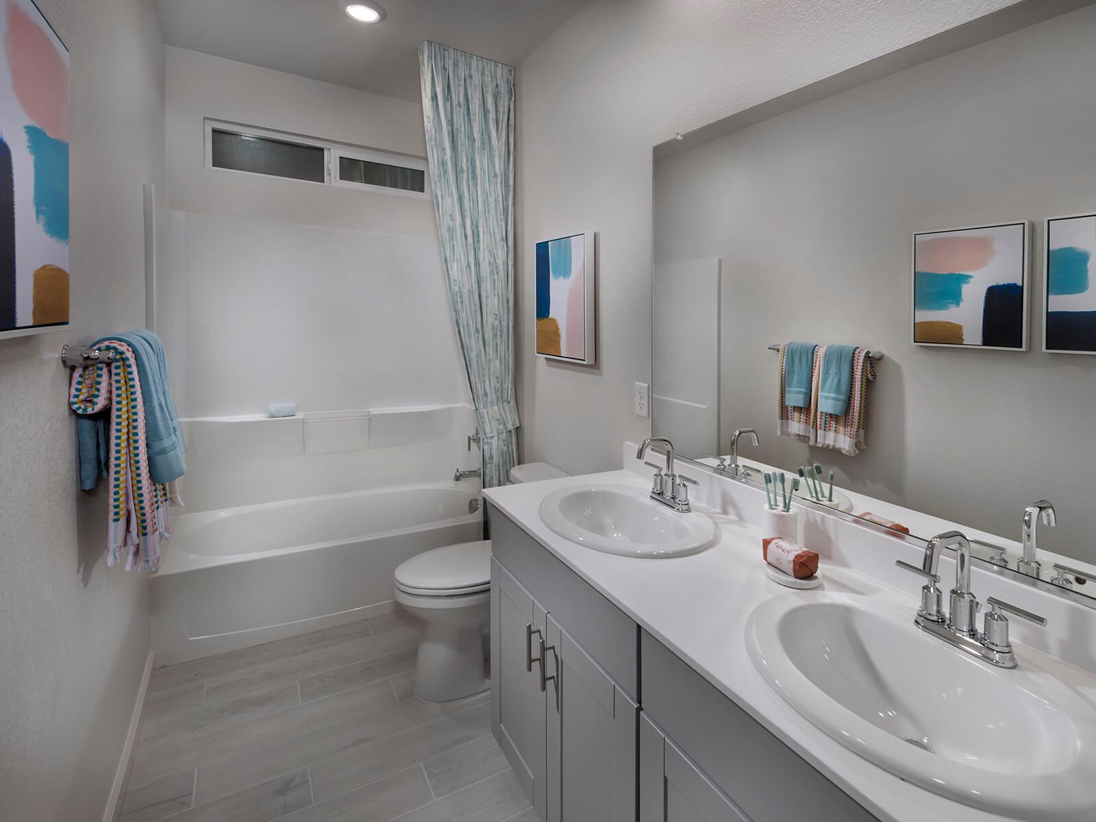Modeled Residence 2 at a previous Meritage community