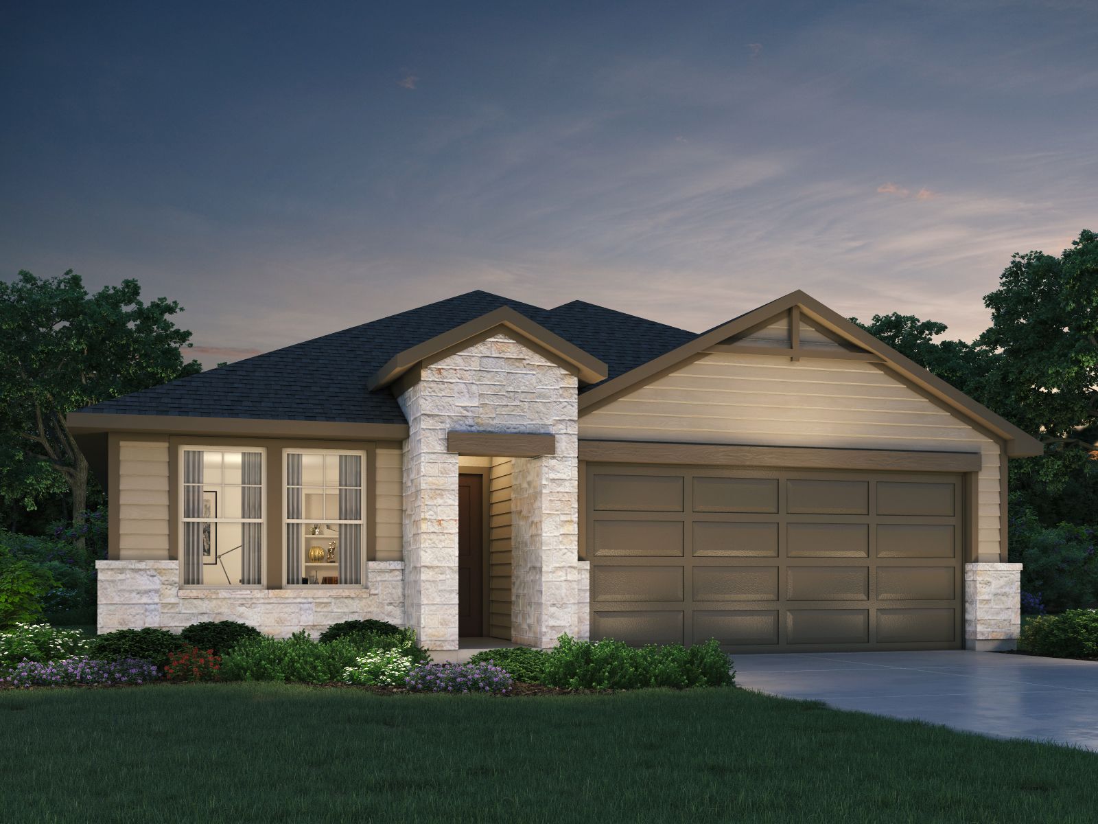 The Allen (840) - Granger Pointe - Premier Series: Conroe, Texas - Meritage Homes