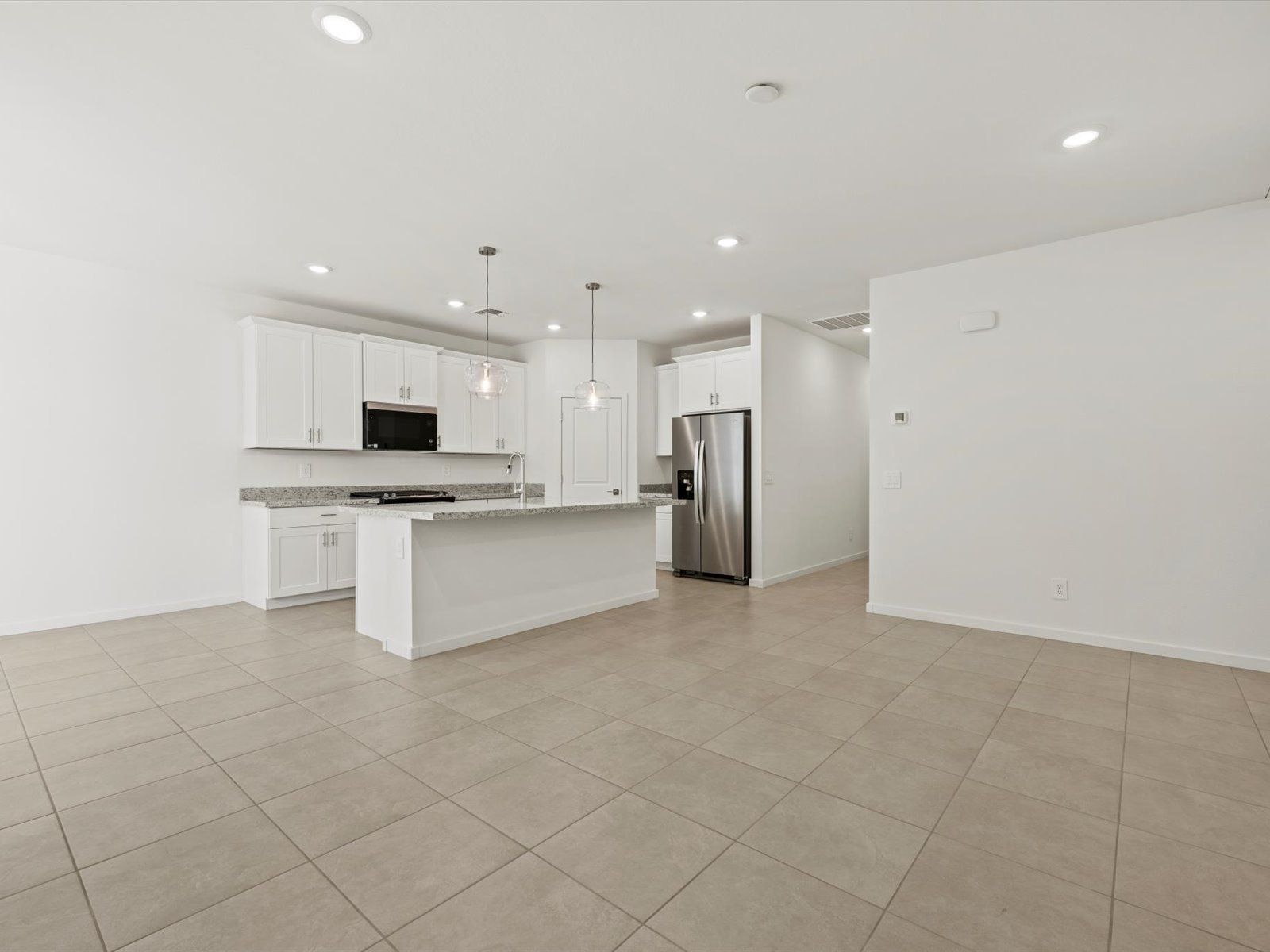 Kitchen and Living Area