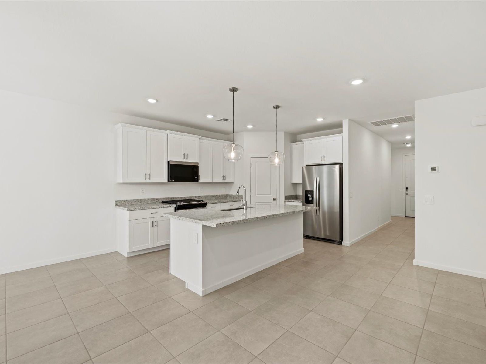 Kitchen and Living Area