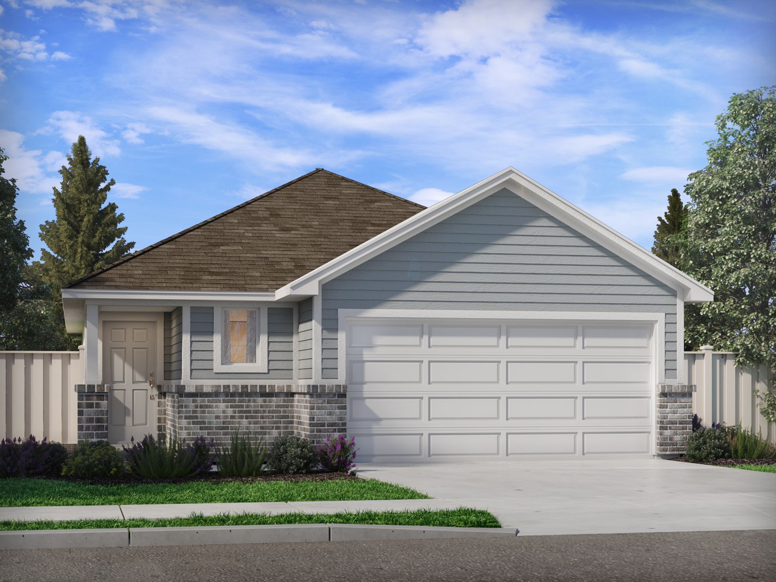 The Cascade (330) Floorplan G Elevation Rendering