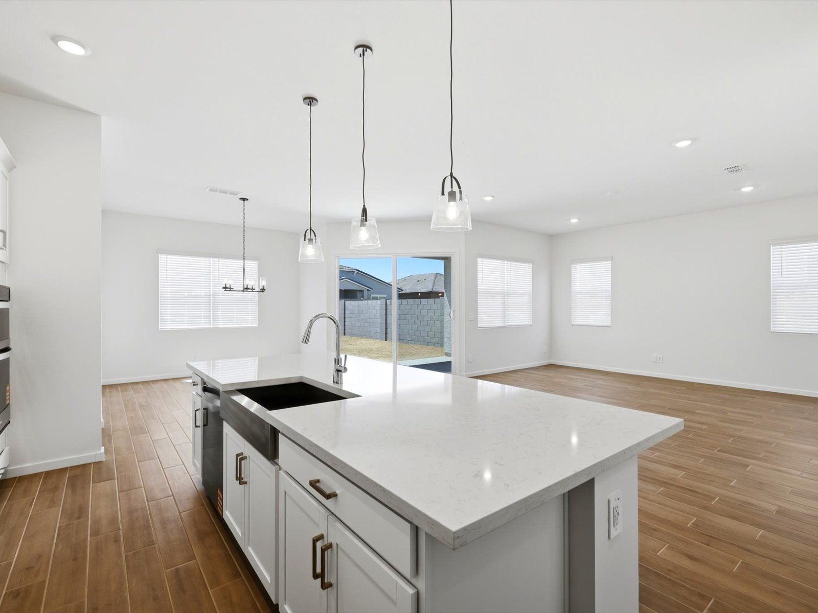 Kitchen and Living Area