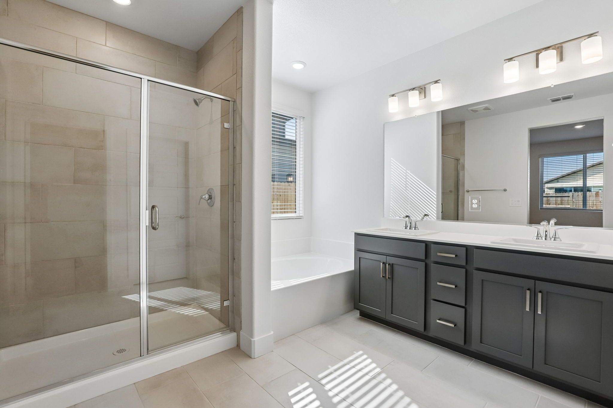 A completed Residence 1 at Dockside at Delta Shores.