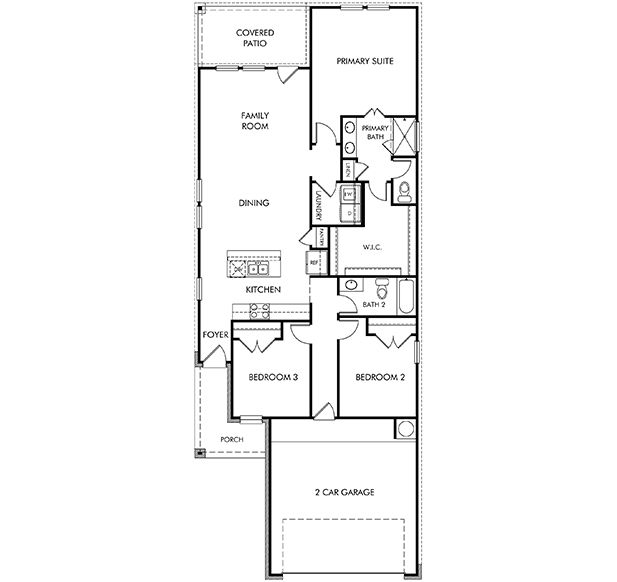 The Mesa Verde (326) - Sanford Farms - Traditional Series: Waller, Texas - Meritage Homes