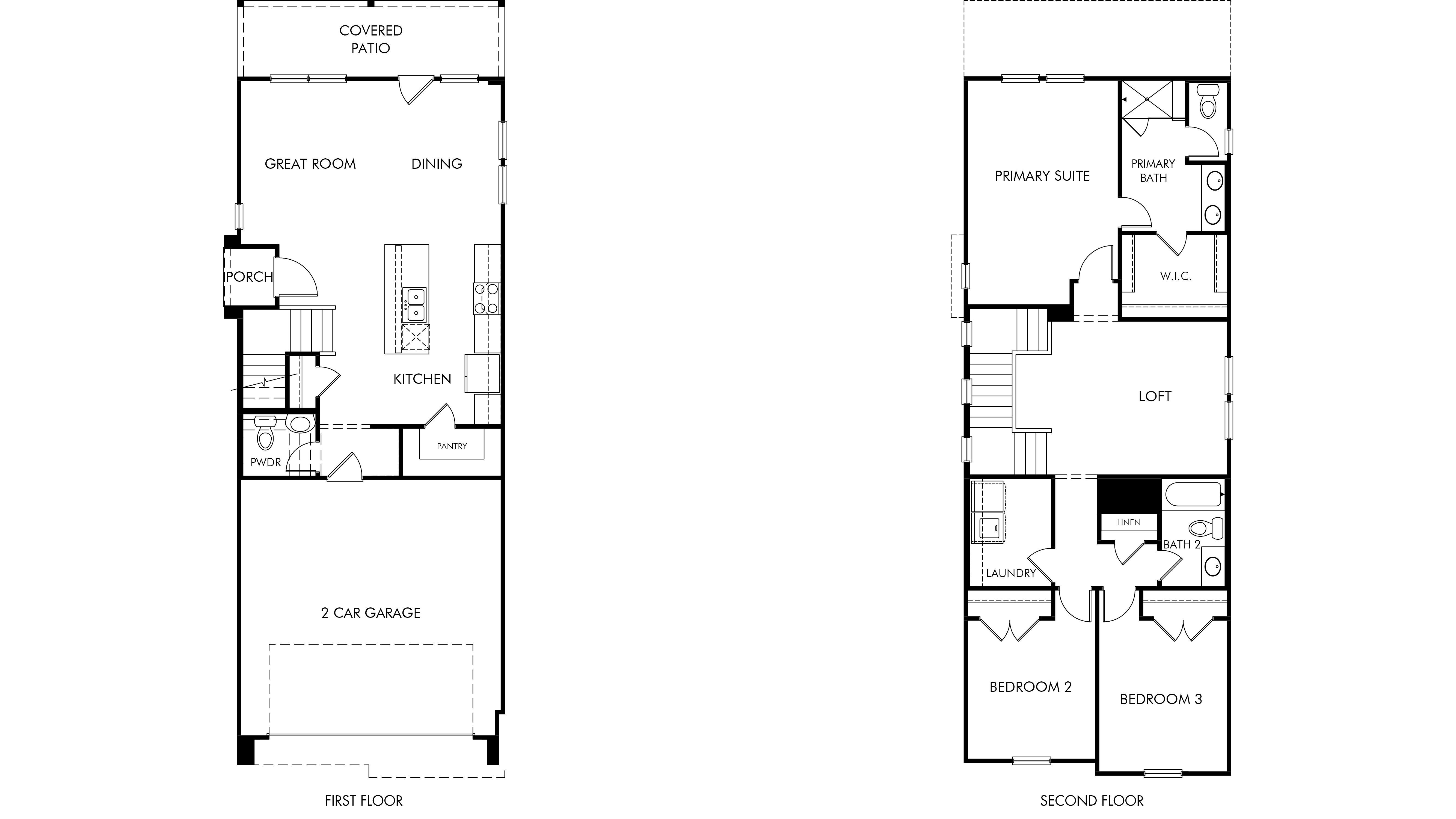The Harlow (S135) - Katy Grand Village - City Series: Katy, Texas - Meritage Homes
