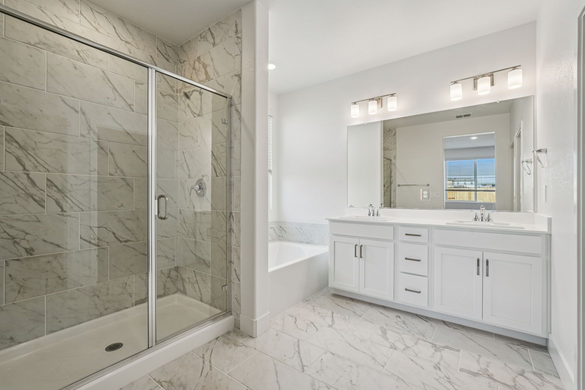 A completed Residence 1 at Dockside at Delta Shores.