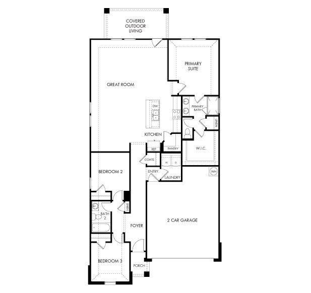 The Burnett (825) - Big Sky Ranch - Reserve Collection: Dripping Springs, Texas - Meritage Homes