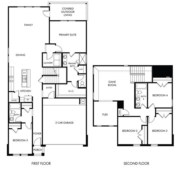 The Winedale (880) - Prairie Winds - Reserve Collection: Hutto, Texas - Meritage Homes