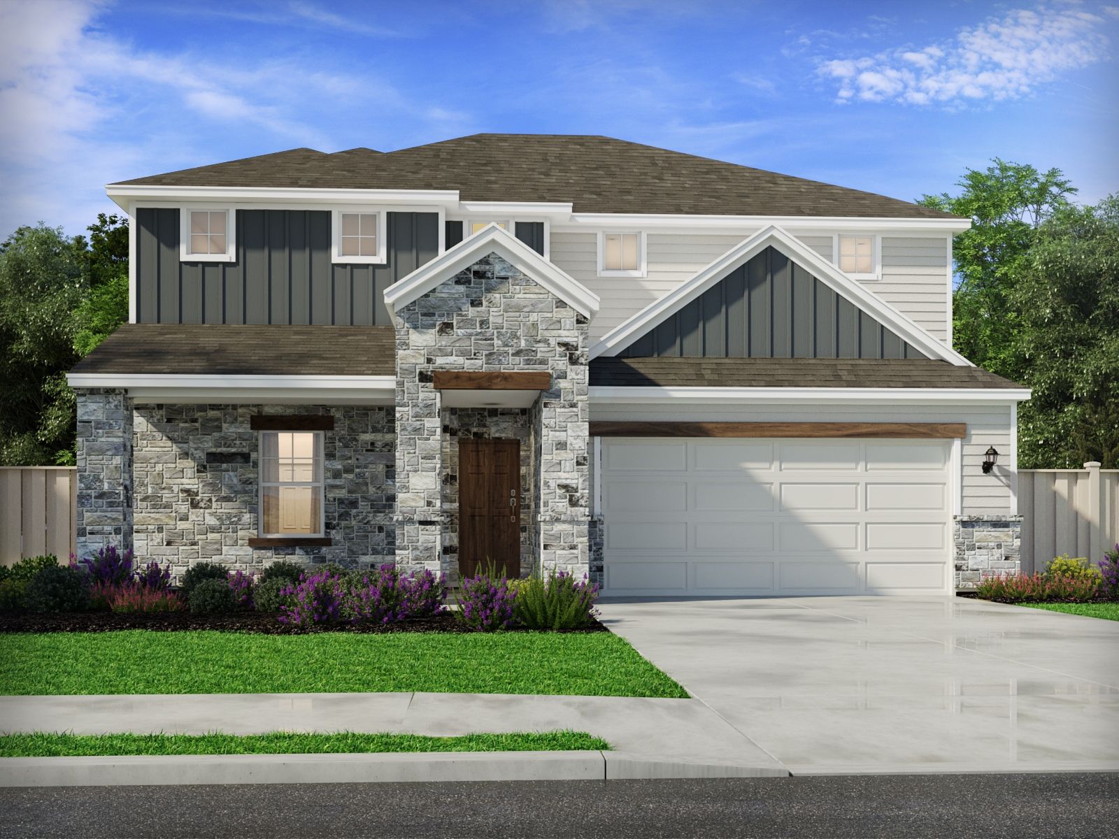 The Kessler (454) - Colony at Cole Springs - Boulevard Collection: Buda, Texas - Meritage Homes