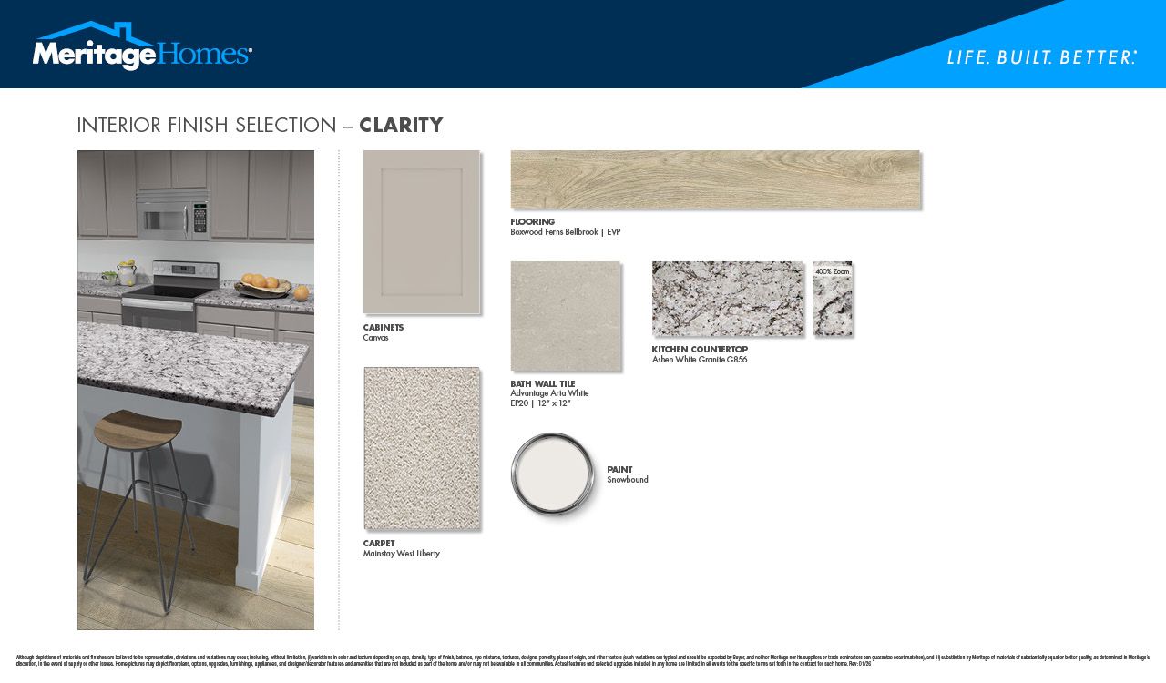 Light grey cabinets with granite countertops