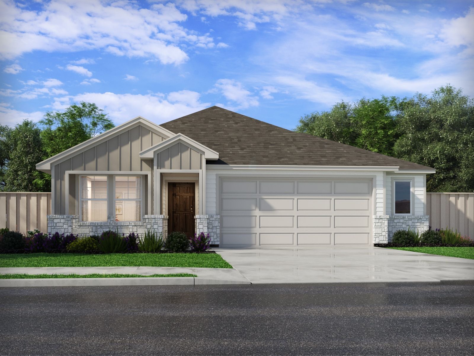 The Callaghan (830) - Waterstone Crossing: Kyle, Texas - Meritage Homes